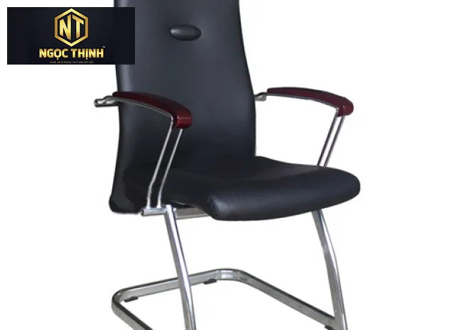 Ghế họp cao cấp lưng trung đệm tựa bọc PVC SL607